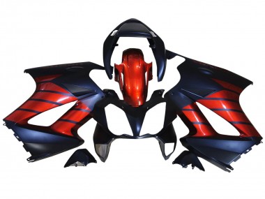 Carénages Moto Honda VFR 800 2002-2013 - Rouge Bleu Noir Mat Vendre