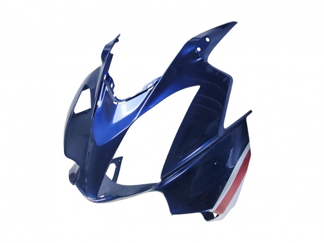 Carénages Moto Honda VFR 800 2002-2013 - Blanc Rouge Bleu Foncé