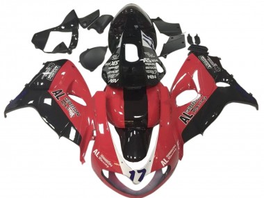 Carénages Moto Suzuki TL1000R 1998-2003 - Rouge Noir Courses 17 Vendre
