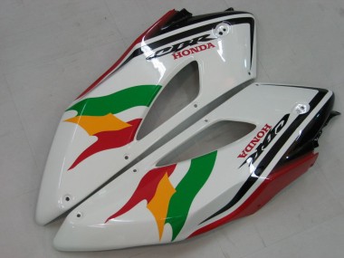 Carénages Moto Honda CBR1000RR 2004-2005 - Blanc Bleu Rouge Noir Brillant Étoile EuroBet Lee Vendre