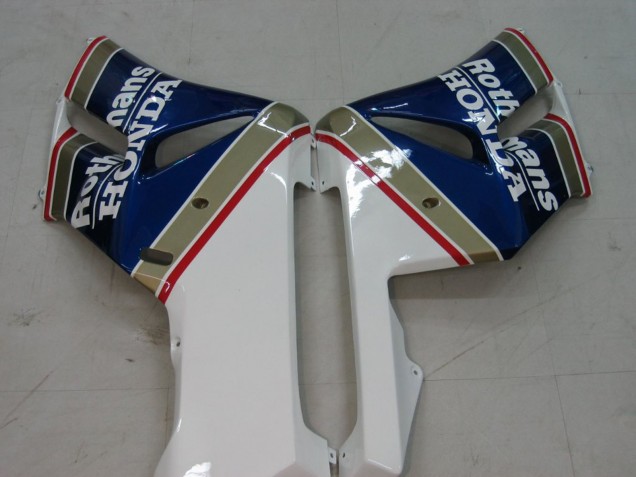 Carénages Moto Honda CBR1000RR 2004-2005 - Blanc Bleu Or Rothmans