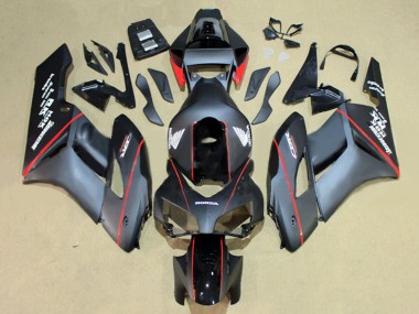 Carénages Moto Honda CBR1000RR 2004-2005 - Noir Brillant Gris Brillant Rouge Bande Vendre