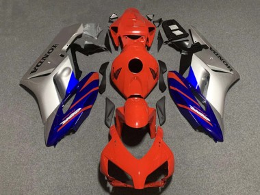 Carénages Moto Honda CBR1000RR 2004-2005 - Argent Bleu Rouge Bande Vendre