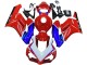 Carénages Moto Honda CBR1000RR 2004-2005 - Rouge Bleu Blanc Noir Motul