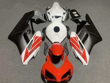 Carénages Moto Honda CBR1000RR 2004-2005 - Blanc Rouge Noir Mat Vendre