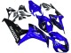 Carénages Moto Honda CBR1000RR 2006-2007 - Bleu Noir Brillant