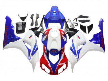 Carénage Moto Honda CBR1000RR 2006-2007 - Blanc Rouge Bleu HRC Vendre