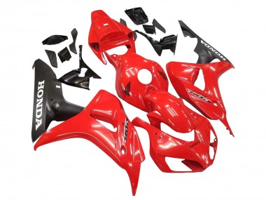 Carénages Moto Honda CBR1000RR 2006-2007 - Rouge Noir Mat Vendre