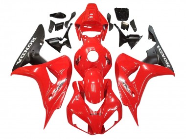 Carénages Moto Honda CBR1000RR 2006-2007 - Rouge Noir Mat Vendre