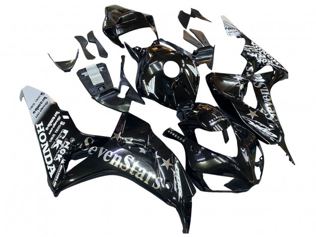 Carénages Moto Honda CBR1000RR 2006-2007 - Noir Brillant Or SevenStars