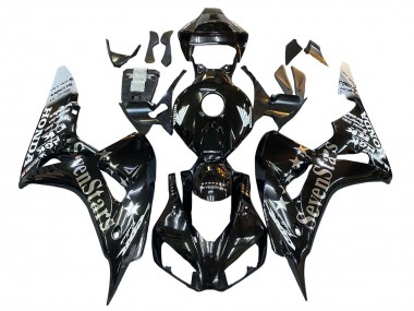 Carénages Moto Honda CBR1000RR 2006-2007 - Noir Brillant Or SevenStars Vendre