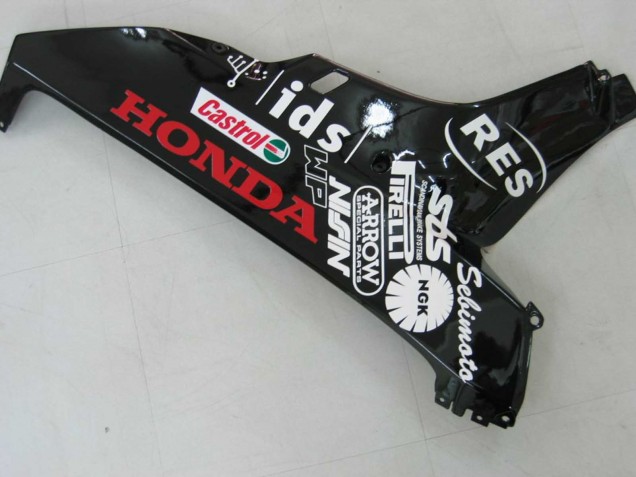 Carénages Moto Honda CBR1000RR 2006-2007 - Blanc Vert Noir Brillant Hannspree 52