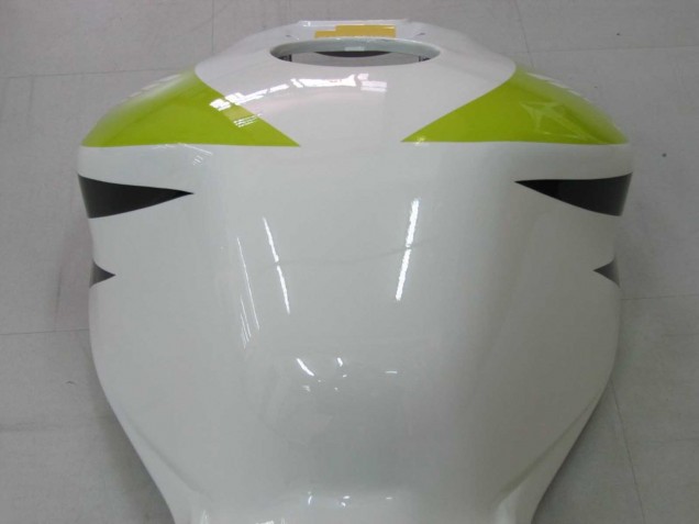 Carénages Moto Honda CBR1000RR 2006-2007 - Blanc Vert Noir Brillant Hannspree 52