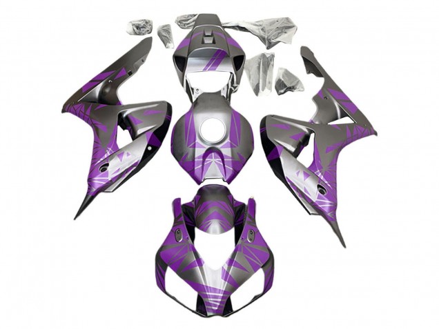 Carénages Moto Honda CBR1000RR 2006-2007 - Argent Violet Clair