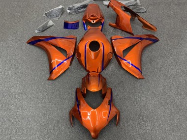 Carénages Moto Honda CBR1000RR 2008-2011 - Orange Bleu Bande Vendre