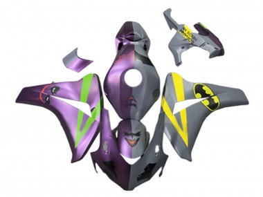 Carénages Moto Honda CBR1000RR 2008-2011 - Violet Vert Gris Jaune Vendre