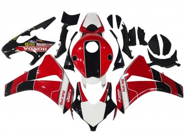 Carénages Moto Honda CBR1000RR 2008-2011 - Rouge Blanc Noir Brillant Courses Vendre