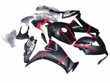 Carénages Moto Honda CBR1000RR 2012-2016 - Noir Fibre de Carbone Rouge Vendre