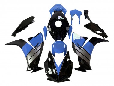 Carénages Moto Honda CBR1000RR 2012-2016 - Bleu Clair Argent Noir Brillant Vendre