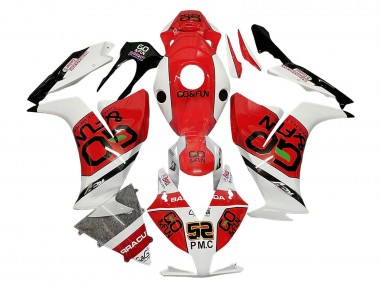 Carénages Moto Honda CBR1000RR 2012-2016 - Blanc Rouge Noir Go Fun Vendre