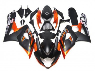 Carénages Moto Suzuki GSXR 1000 2005-2006 - Noir Brillant Noir Mat Noir Orange Vendre