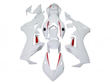 Carénages Moto Honda CBR1000RR 2017-2024 - Blanc Rouge Doubler Vendre