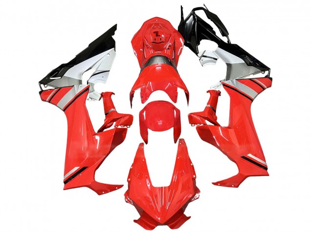 Carénages Moto Honda CBR1000RR 2017-2023 - Rouge Argent Blanc Noir