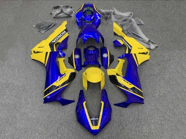 Carénages Moto Honda CBR1000RR 2017-2024 - Jaune Bleu Vendre