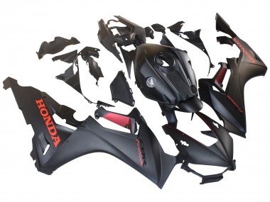 Carénages Moto Honda CBR1000RR 2017-2024 - Gris Mat Rouge Vendre
