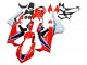Kits Carénage Moto Honda CBR1000RR 2017-2023 - Blanc Rouge Bleu
