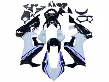 Kits Carénage Moto Honda CBR1000RR 2017-2023 - Blanc Bleu Noir Brillant Vendre