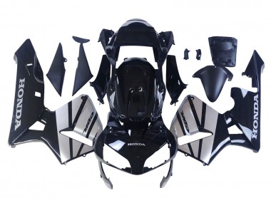 Carénages Moto Honda CBR600RR 2003-2004 - Argent Noir Brillant Vendre