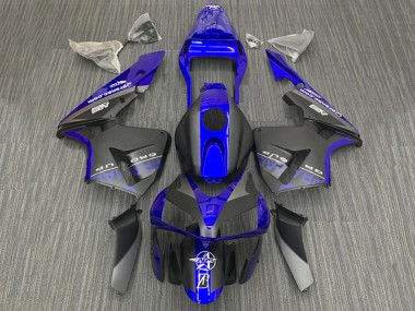 Carénages Moto Honda CBR600RR 2003-2004 - Bleu Noir Mat Vendre