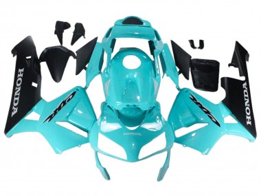 Carénages Moto Honda CBR600RR 2003-2004 - Bleu Clair Noir Vendre
