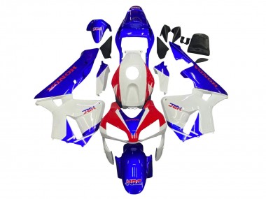 Carénages Moto Honda CBR600RR 2003-2004 - Blanc Bleu Rouge HRC Vendre