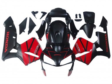 Carénages Moto Honda CBR600RR 2003-2004 - Rouge Noir Brillant Noir Mat Vendre