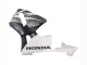 Carénages Moto Honda CBR600RR 2003-2004 - Blanc Noir Mat Courses