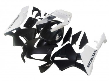 Carénages Moto Honda CBR600RR 2003-2004 - Blanc Noir Mat Vendre