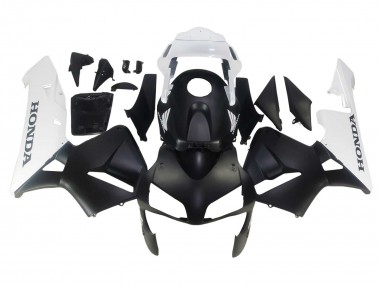 Carénages Moto Honda CBR600RR 2003-2004 - Blanc Noir Mat Vendre