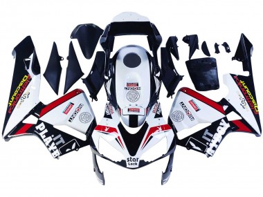 Carénages Moto Honda CBR600RR 2003-2004 - Blanc Rouge Noir Brillant DENSO Rimont Vendre