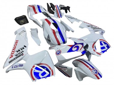 Carénages Moto Honda CBR600RR 2003-2004 - Blanc Rouge Bleu Vendre