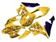 Carénages Moto Honda CBR600RR 2003-2004 - Jaune Noir Flamme