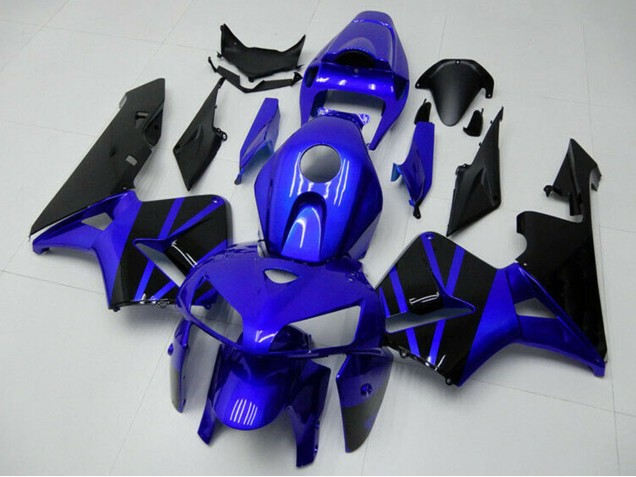Carénage Moto Honda CBR600RR 2005-2006 - Bleu Noir