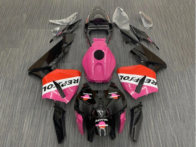 Carénages Moto Honda CBR600RR 2005-2006 - Rose Rouge Noir Repsol