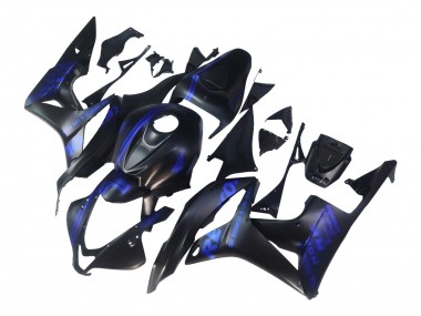 Carénages Moto Honda CBR600RR 2007-2008 - Noir Mat Bleu Repsol Vendre
