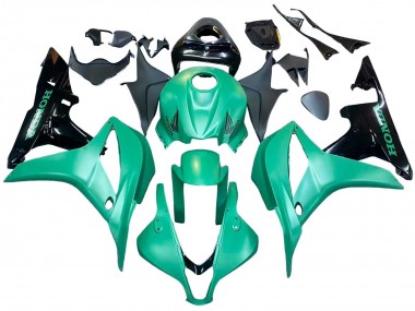Kits Carénage Moto ABS Honda CBR600RR 2007-2008 - Vert Noir Brillant Vendre