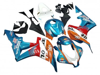 Carénages Moto Honda CBR600RR 2007-2008 - Orange Blanc Rouge Bleu Repsol Vendre