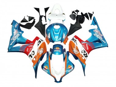 Carénages Moto Honda CBR600RR 2007-2008 - Orange Blanc Rouge Bleu Repsol Vendre