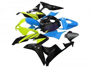 Carénages Moto Honda CBR600RR 2007-2008 - Bleu Jaune Noir Brillant Vendre