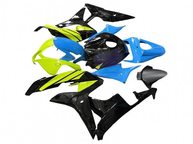 Carénages Moto Honda CBR600RR 2007-2008 - Bleu Jaune Noir Brillant